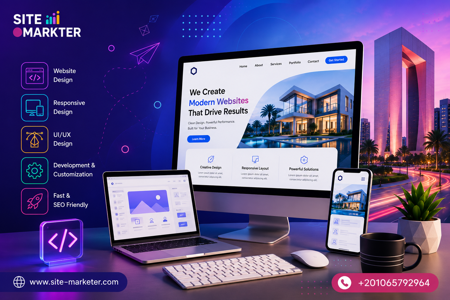 Website Design Fifth Settlement